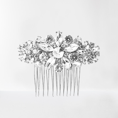 silver-rhinestone-hair-combs