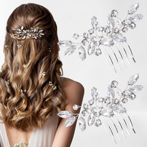 silver-rhinestone-hair-combs