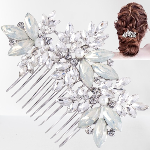 silver-rhinestone-hair-combs